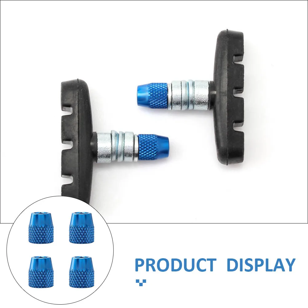 

4Pcs Brake Block Fixing Nut Aluminum Alloy Blocks Nut for Road Bike Cycling Parts Premium Bike Accessories