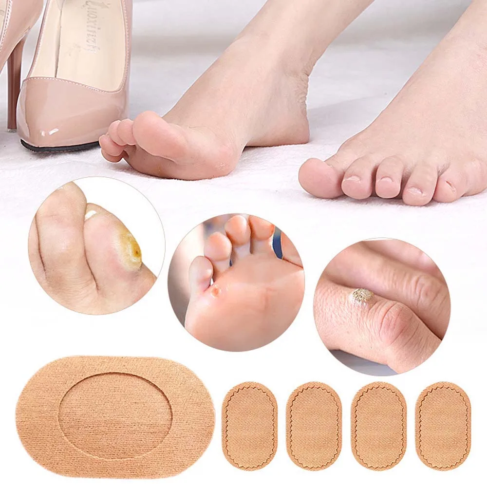 

6Pcs/set Foot Care Calluses Removal Anti Friction Adhesive Sticker Invisible Foot Care Patches Heel Protector Cushion Pad