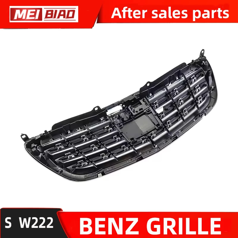 Fro Mercedes Benz Grille W222 S Class With ACC With Camera Hole S 600 S 500 4MATIC 2014-2018Front Middel Net OEM A2228851783