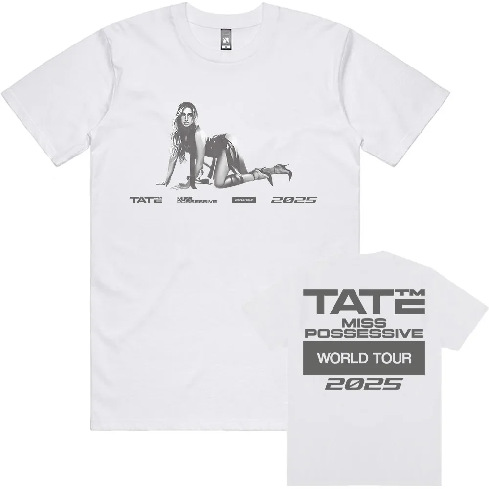 Miss Possessive 2025 جولة حول العالم تي شيرت تيت ماكراي الجرافيك تي شيرت مطبوع القطن قصير الأكمام للجنسين الشارع الشهير التي شيرت الرجال تي شيرت #1