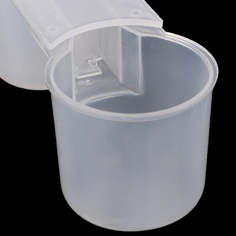 5Pcs Plastic Bird Feeder Clear Water Bottle Drinker Cup For Pigeon Bird Accessories Transparent