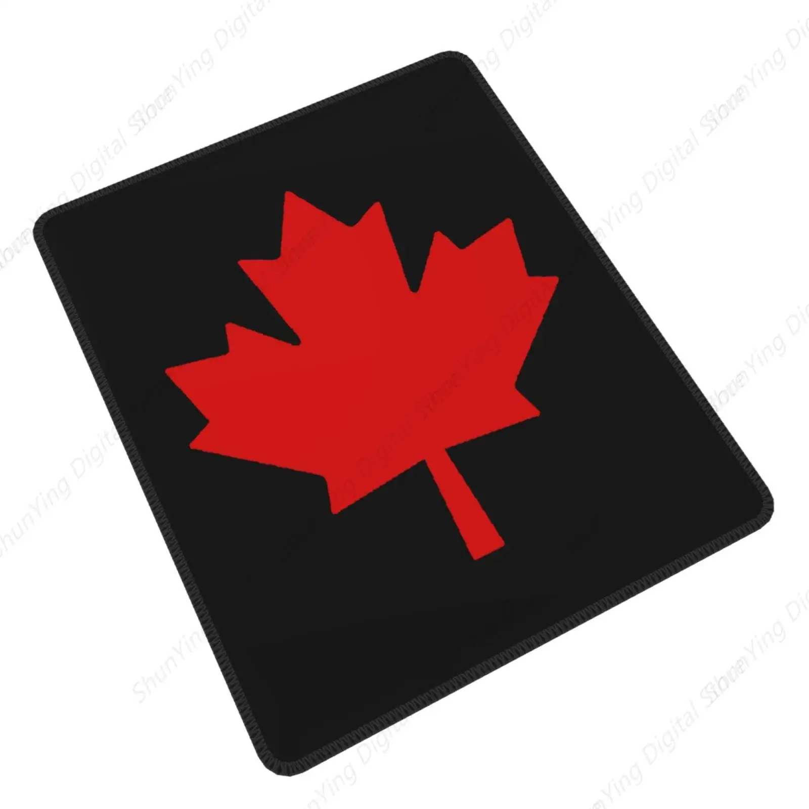 Retro Canadian Maple Leaf Mouse Pad Computer Gaming Mouse Pad With Anti Slip Rubber Base Easy To Slide 25*30cm