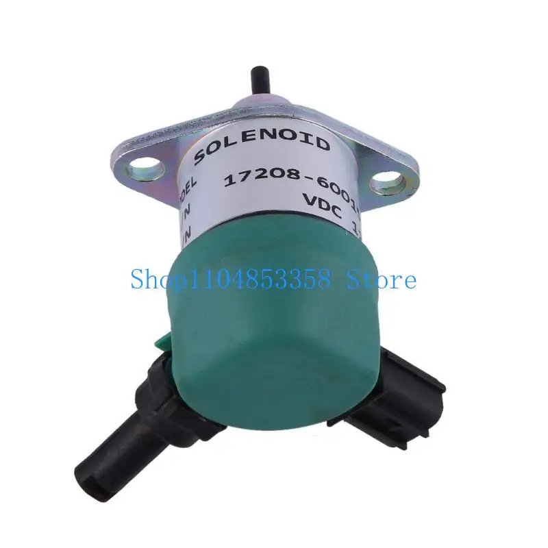Động cơ 652F 12VDC Shut Off Solenoid tương thích cho 17208-60016 17208-60015 17208-60017 17208-60010 Cài đặt dễ