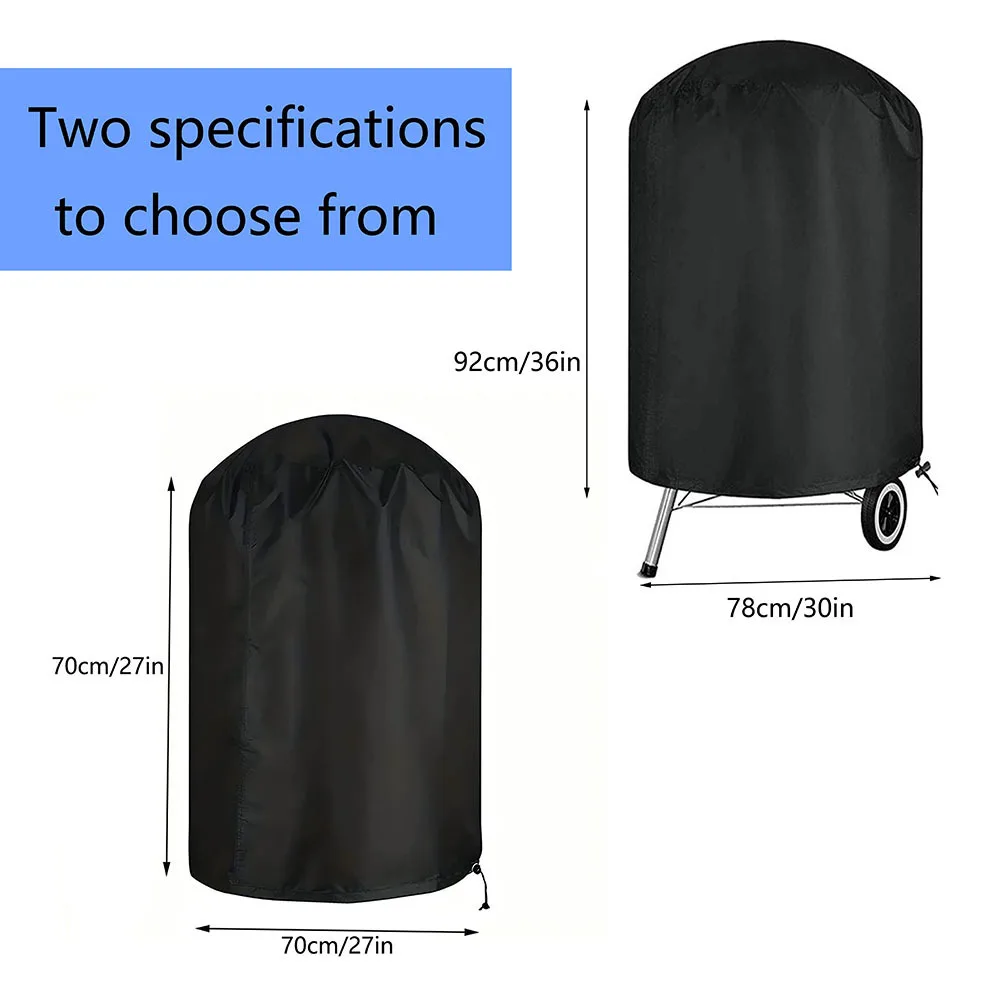 Garden Oxford cloth BBQ grill cover Outdoor waterproof for skewers BBQ grill Fire table Sun protection cover - view 6
