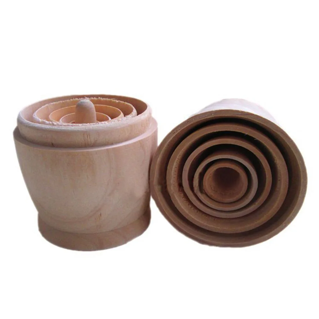 

Русская гнездовая пустая матрешка из дерева, неокрашенная своими руками, ремесло (6 комплектов)