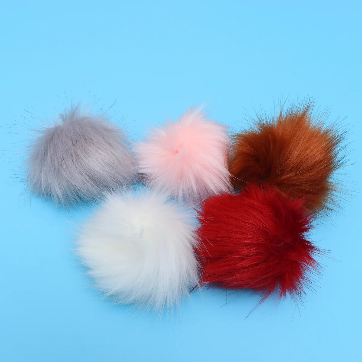 

30 шт., искусственные шарики волос, разные цвета, брелок для рюкзака, подвеска, украшение, ремесленные помпоны для детей, школьные проекты по лагерю