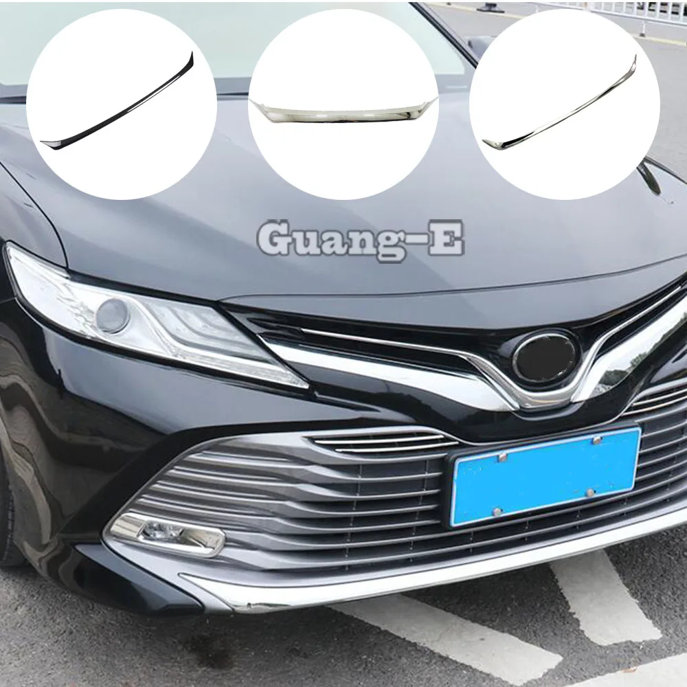 For Toyota Camry XV70 2018 2019 2020 2021 2022 2023 Bumper Engine ABS Frame Trim Front Bottom Grid Grill Grille Edge Panel Cover