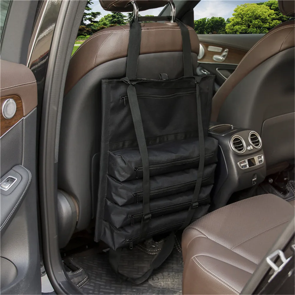 

NEW 2026 Tool Bag Travel Hanging Car Tool Storage Organizer Roll Up Bag With Shoulder Strap Car Accessories Trunk Auto Stowing