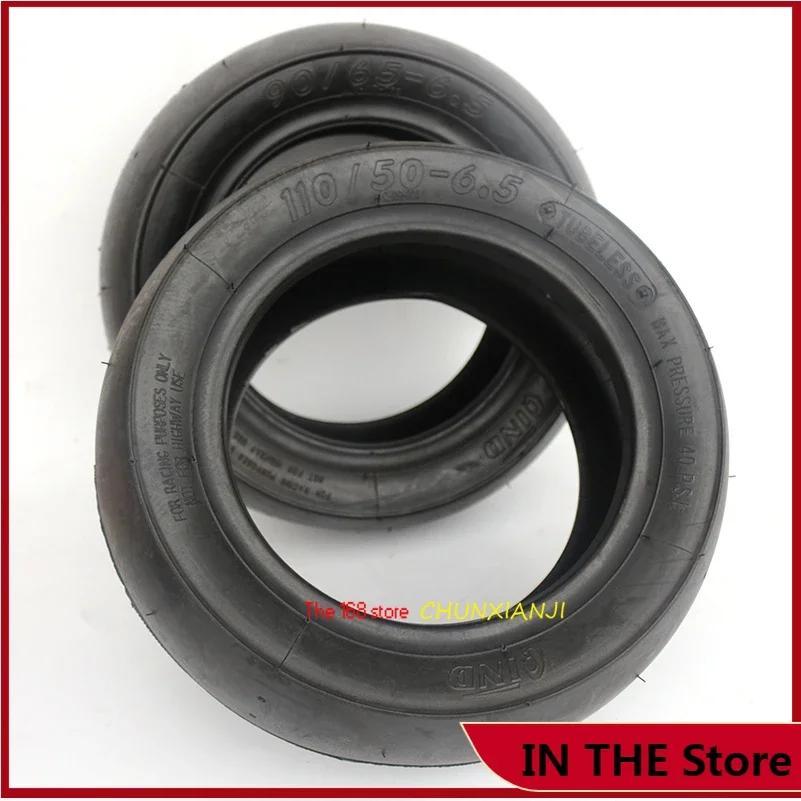 Neumáticos de vacío sin cámara para patinete, Mini bicicleta de bolsillo, 38/47/49/50CC, MTA1, MTA2, MTA4, Size90/65-6,5