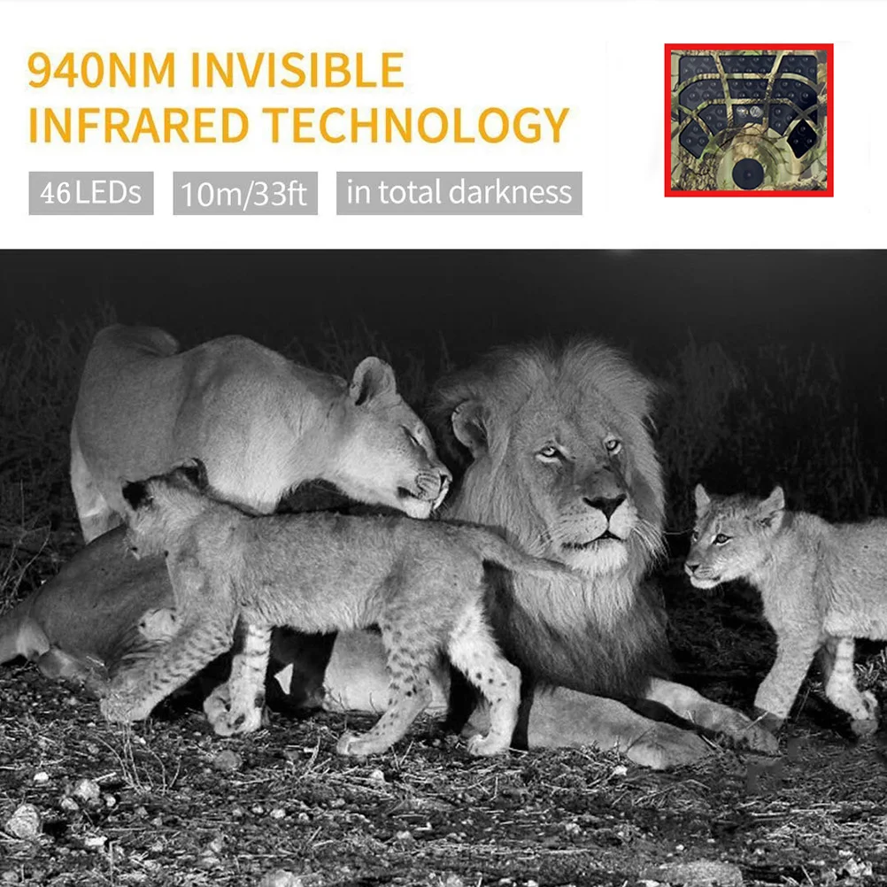 

Wildlife Camera Wifi Outdoor Cameras Hunting Camcorder Induction Trail for Camouflage
