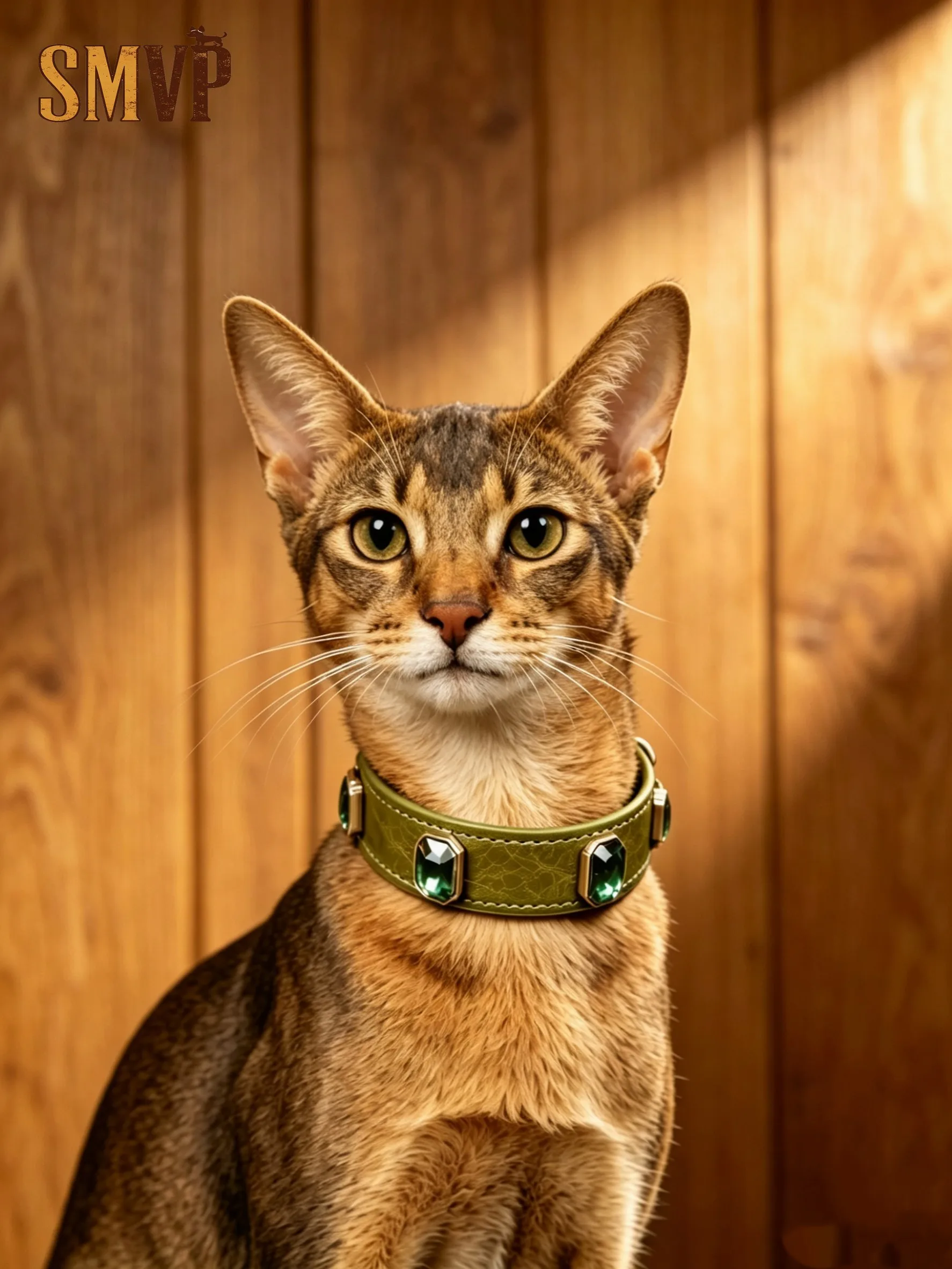 

Original Design PU Leather Vintage Gemstone Decoration Noble Court Style Pet Kitten Puppy Decoration Neck Ring Dog Accessories