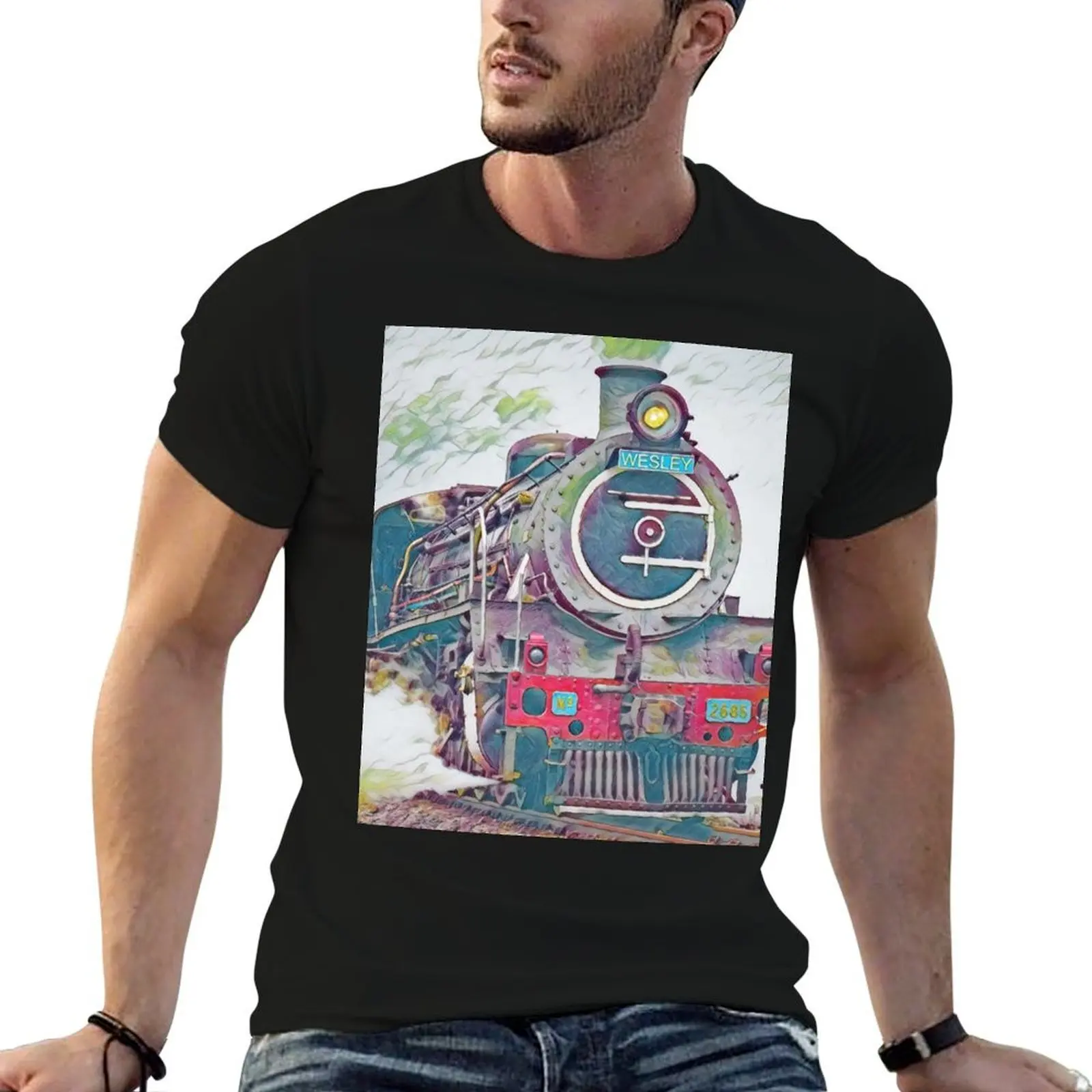 

GALATHI Locomotive Train Westley - Trains T-Shirt graphic t shirts for man man graphic t shirt T-Shirt