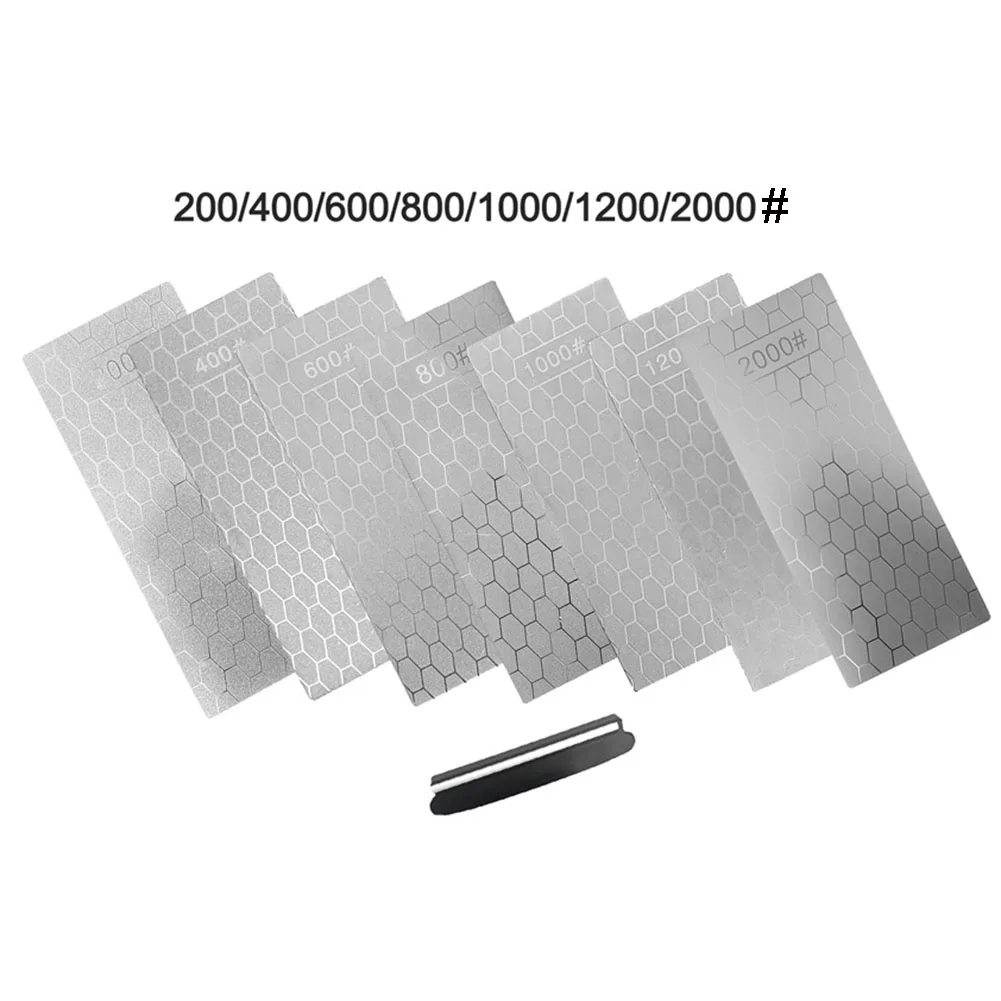 Diamentowa ostrzałka kamień do ostrzenia 200/400/600/800/1000/1200/2000Grit diamentowa ostrzałka osełka Rinding narzędzie kuchenne