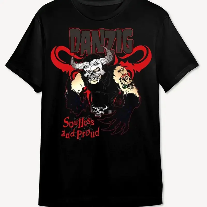 Danzig Band Soulless And Proud Cotton Black All Size T Shirt For Men PP152