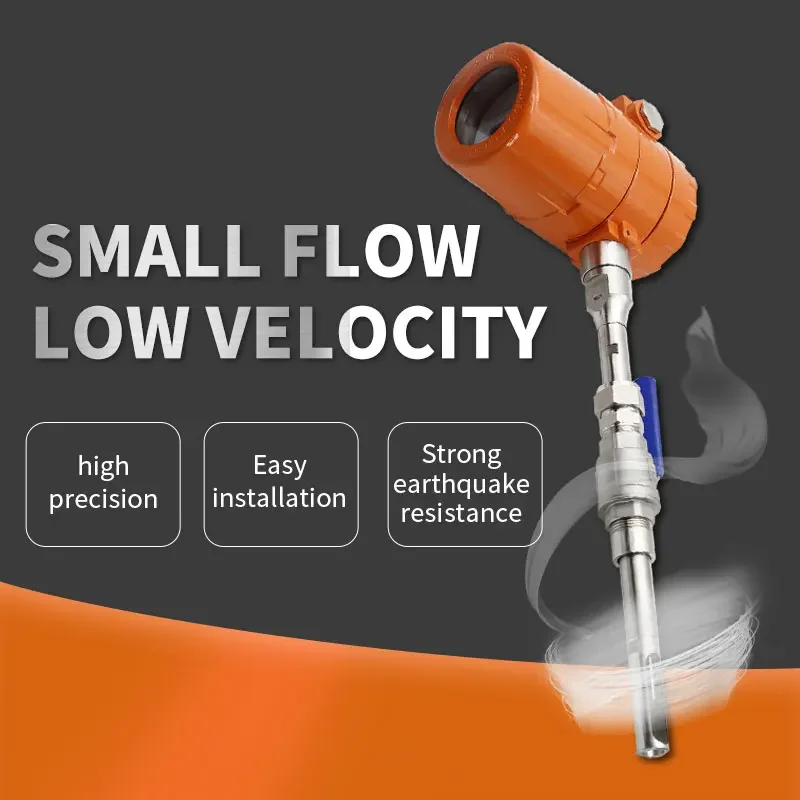 

Hot Sell Wide Ratio 0.1m/s LPG Gas Thermal Mass Flow Meter with Pulse 4-20mA Output