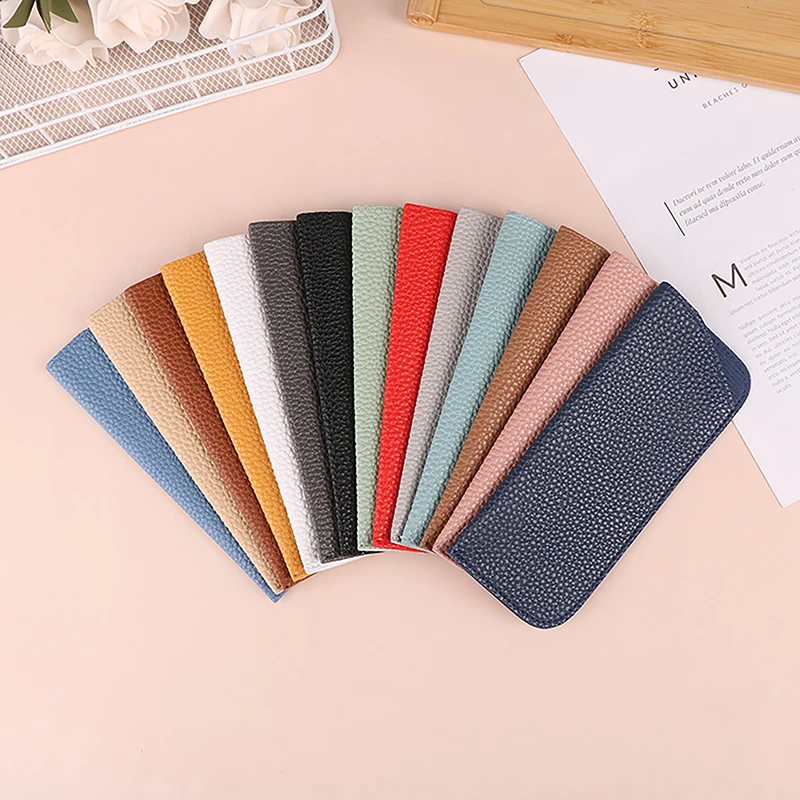 1Pc PU Leather Glasses Bag Sunglasses Reading Eyeglasses Protective Cover Case Box Pouch Eyewear Protector Case Accessories