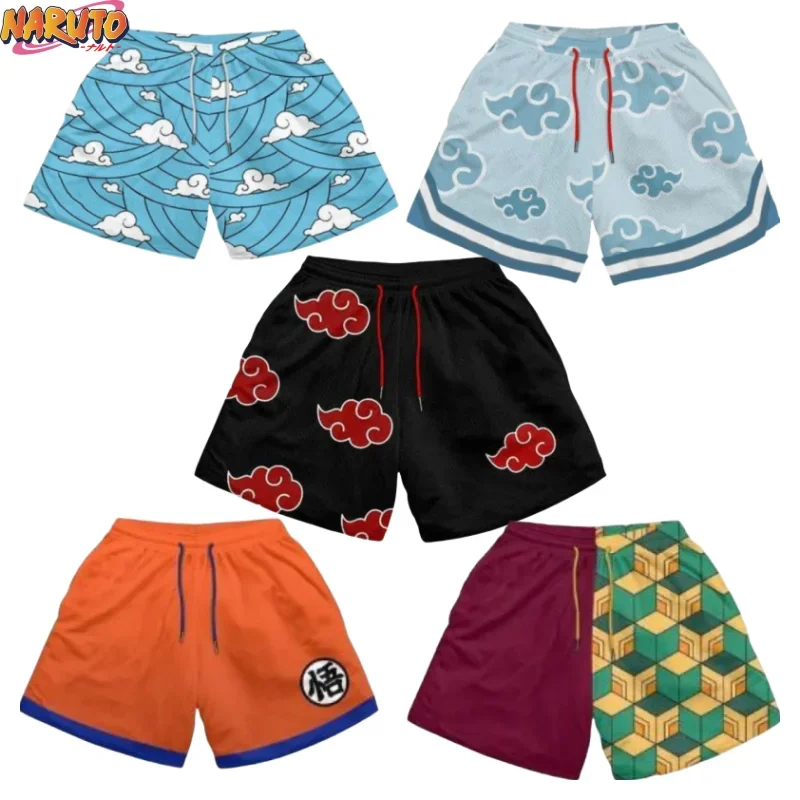 New Cosplay Anime Character Prints  Uchiha Sasuke Uchiha Itachi Print Home Shorts Outdoor Sports Beach Pants Toy