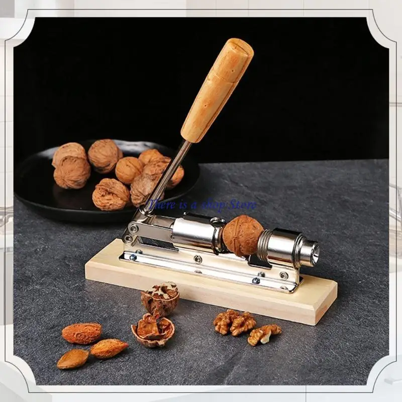 D0AD Heavy Duty Adjustable Nutcrackers Walnut Cracking Machine NutCrackers for Pecans
