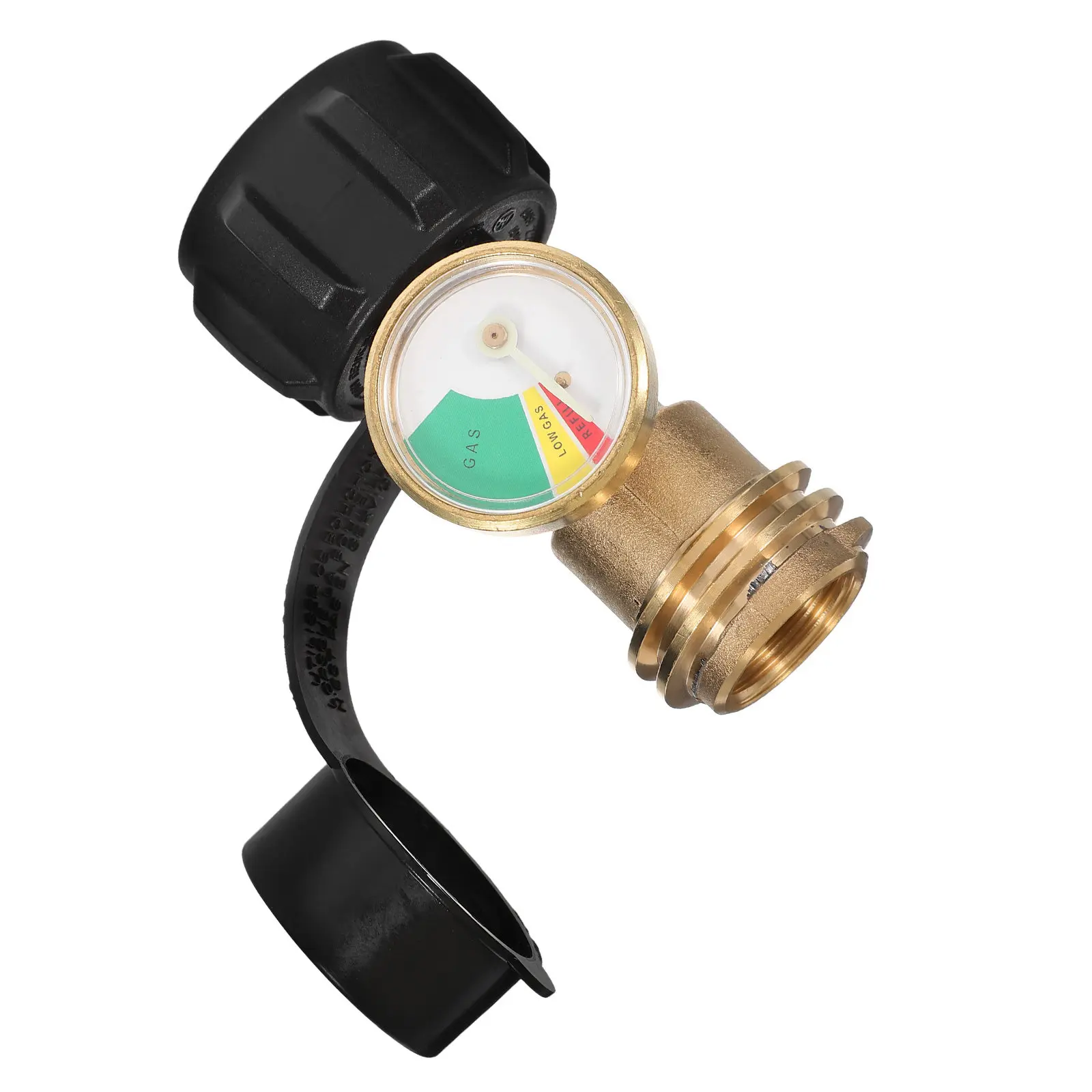 

Адаптер для газового баллона, латунный переходник для пропанового баллона, инструмент для кемпинга на открытом воздухе, преобразователь пропана, манометр для газа