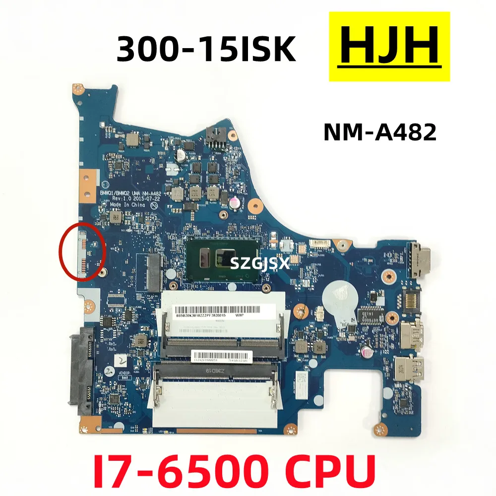 

Материнская плата для ноутбука Lenovo IdeaPad 300-15ISK, BMWQ1 BMWQ2, одна стандартная ЦП DDR3 100% тест