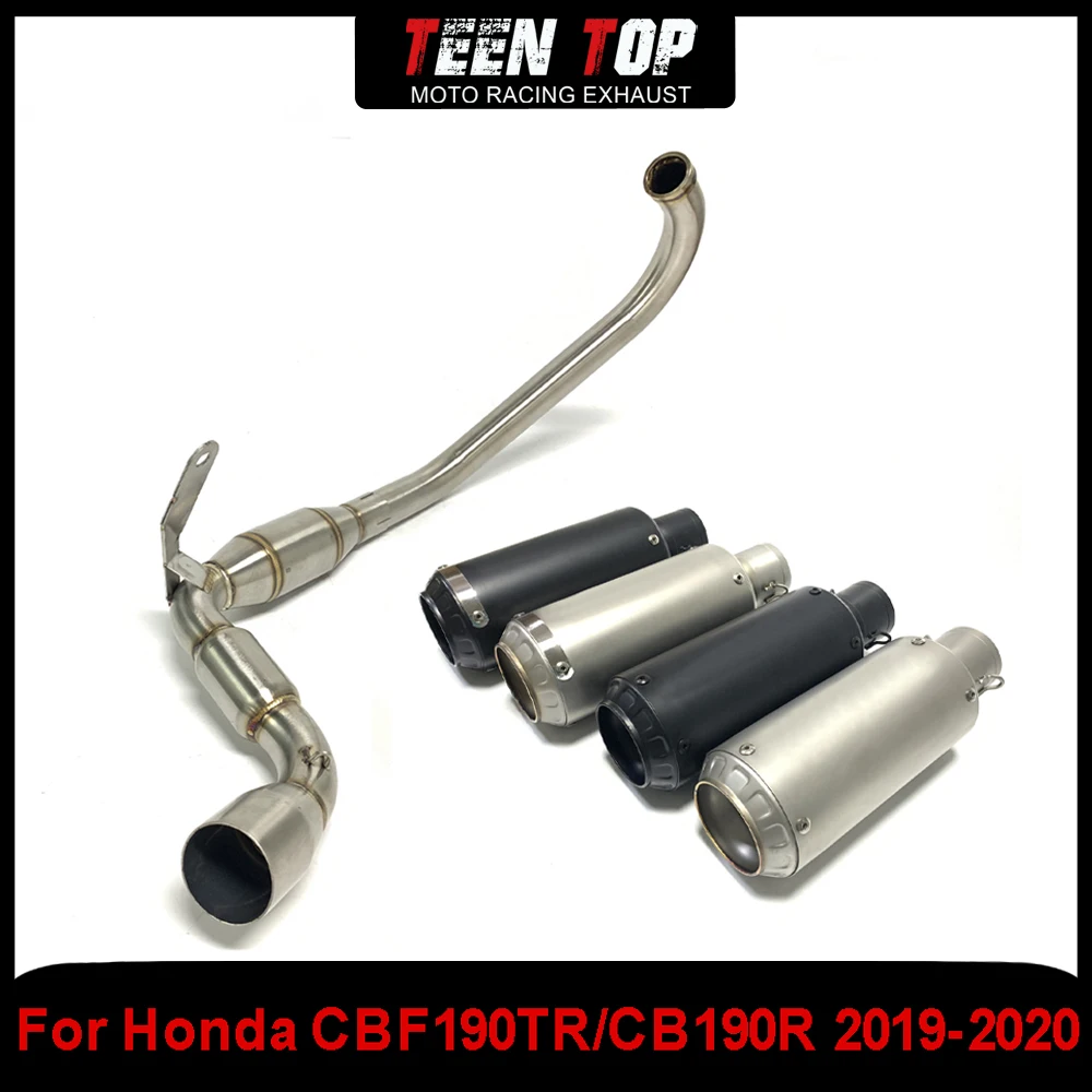 

Stainless Steel For Honda CB190R CBF190TR Full Exhaust System Motorcycle 51mm Exhaust Elbow CB190R 19-20 Exhaust Muffler Tube