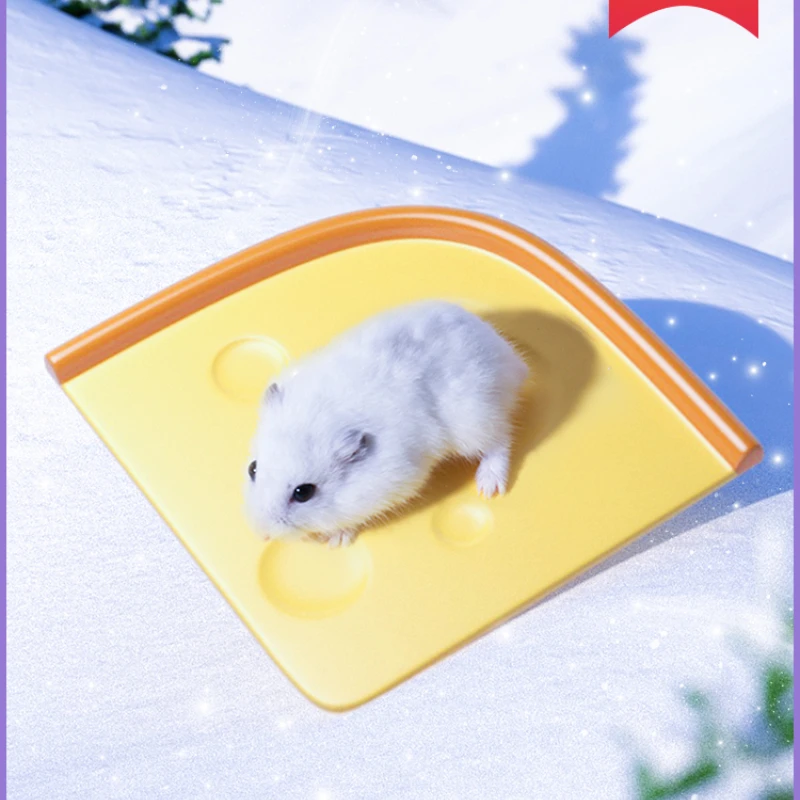 Hamster Igloo Cheese Cooling Ice Pad Djungarian Hamster Cooling Plate Summer Sleeping Mat Heat Dissipation Rabbit Ceramic