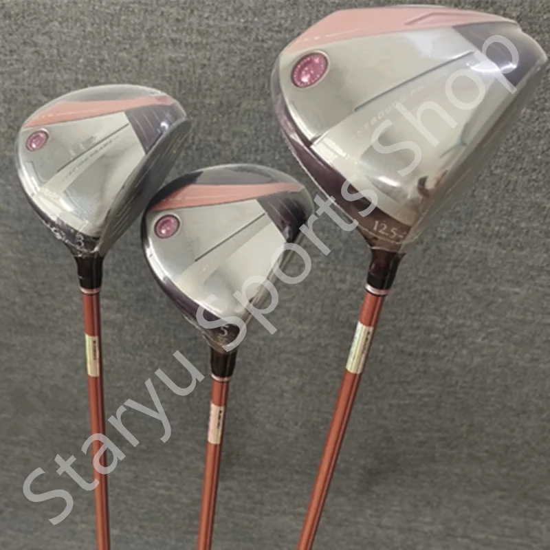 

Новые клюшки для гольфа MP1300 для женщин Driver 1Wood 3Wood 5Wood Fairway Woods Golf Wood L Flex Графитовый вал с головными уборами