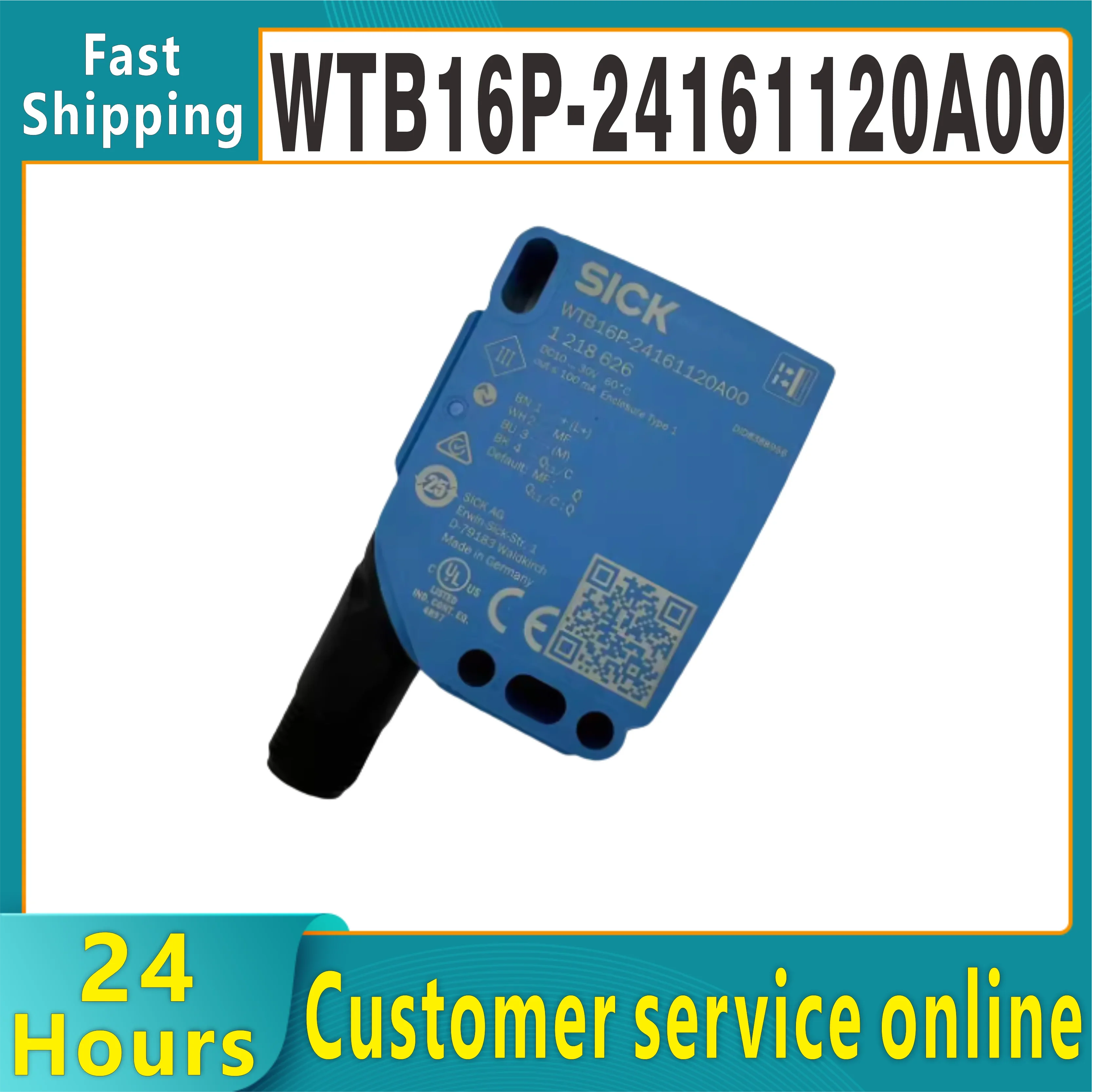 Original WTB16P-24161120A00-1218626 diffuse reflection photoelectric sensor