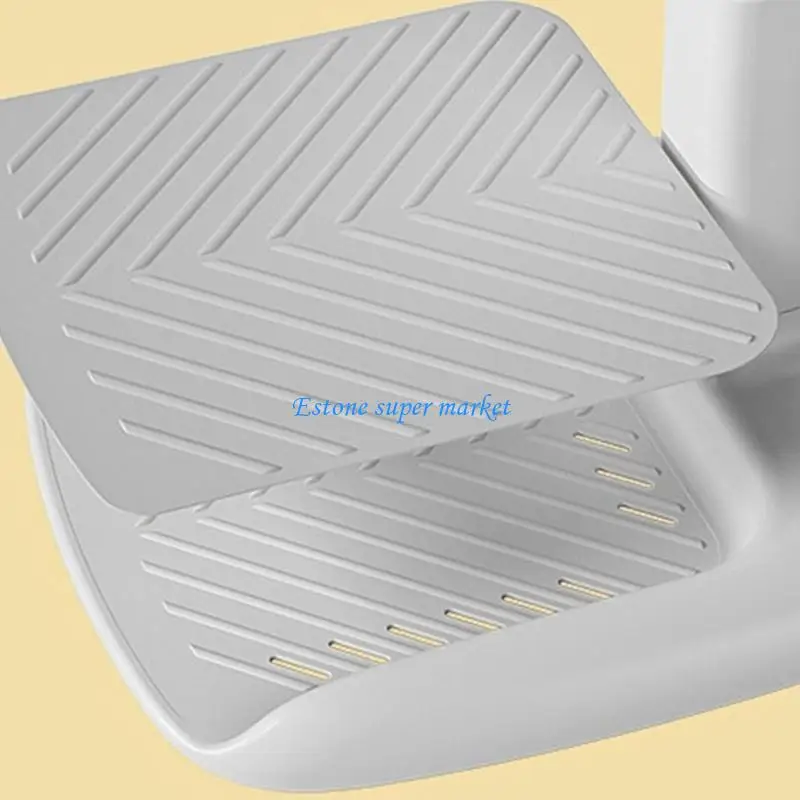 090B Comfortable Baby Bathing Stand Adjustable Height Shower Rack with Nonslip Base