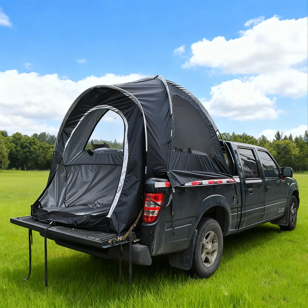 

Lightweight Fiberglass Pole Truck Bed Tent 2 Person Waterproof Cars Pickup Camper Mesh Portable Outdoor Camping Tent