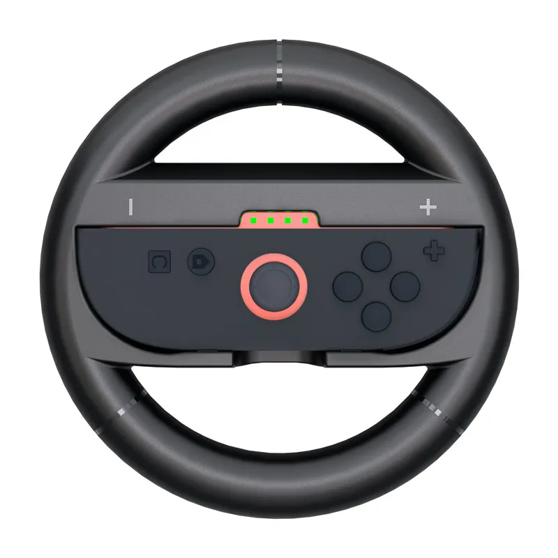 For Nintendo Switch 2 Game Steering Wheel Handle Joy-Con Joystick Handle Racing Steering Wheel Switch Game Controller