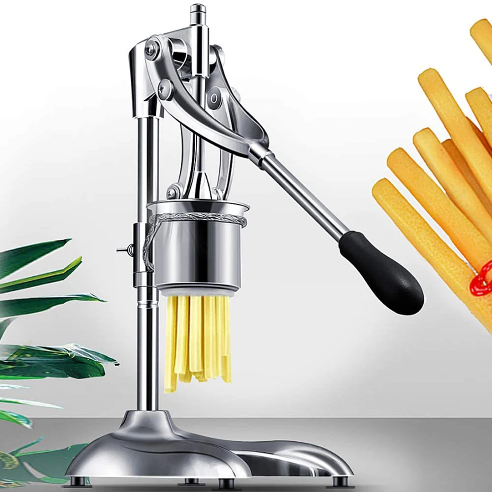 Manual Potato Strips Machine Squeezers Long Fries Extruder Chips Presser Press Maker