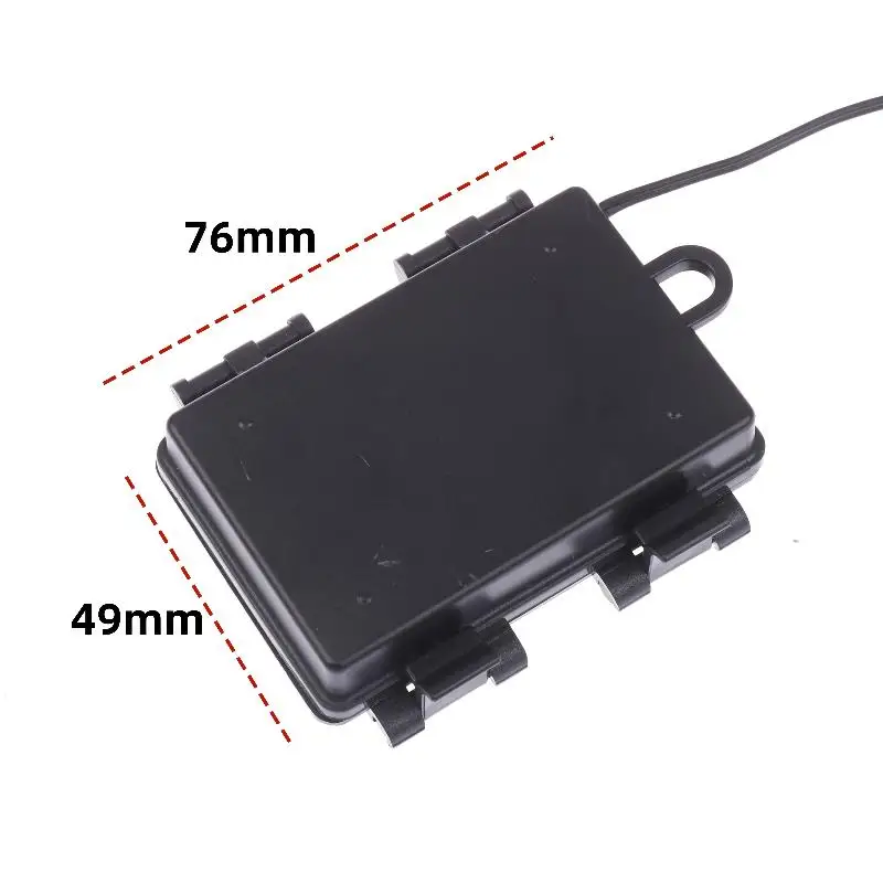 1Pcs 3 Sections AA Battery Holder 4.5V No.5 Waterproof And Dustproof Battery Cartridge With Switch Function