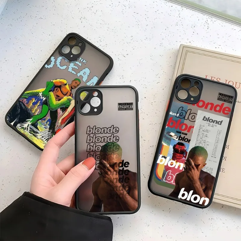 Singer F-Frank Blonde Oceans Phone Case For iPhone 16 15 14 13 12 11 Pro Max Mini X XS XR SE Plus Shockproof Hard Cover Fundas
