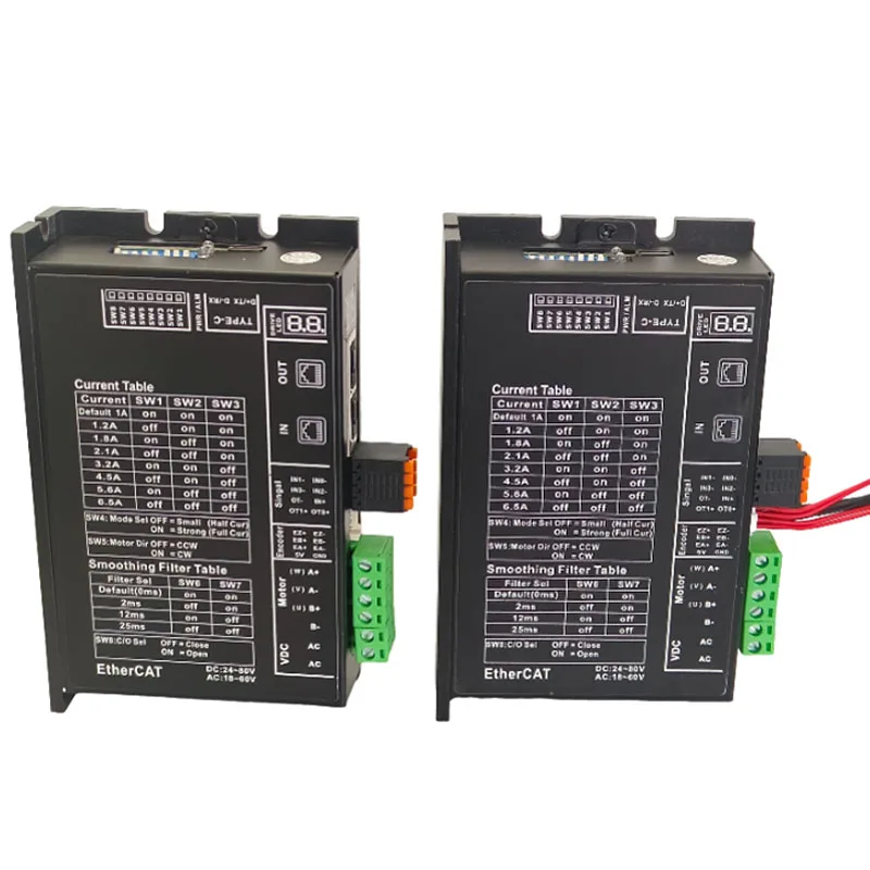 SUMTOR Ethercat Bus Control Digital Nema 34 6.5A Communication Stepper Driver للروبوتات
