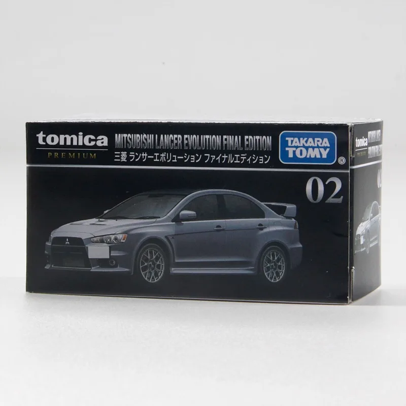 Takara Tomy Tomica Premium TP02 Mitsubishi Lancer Evolution X Mini Diecast Alloy Model Car Gifts for Children Adults Collection