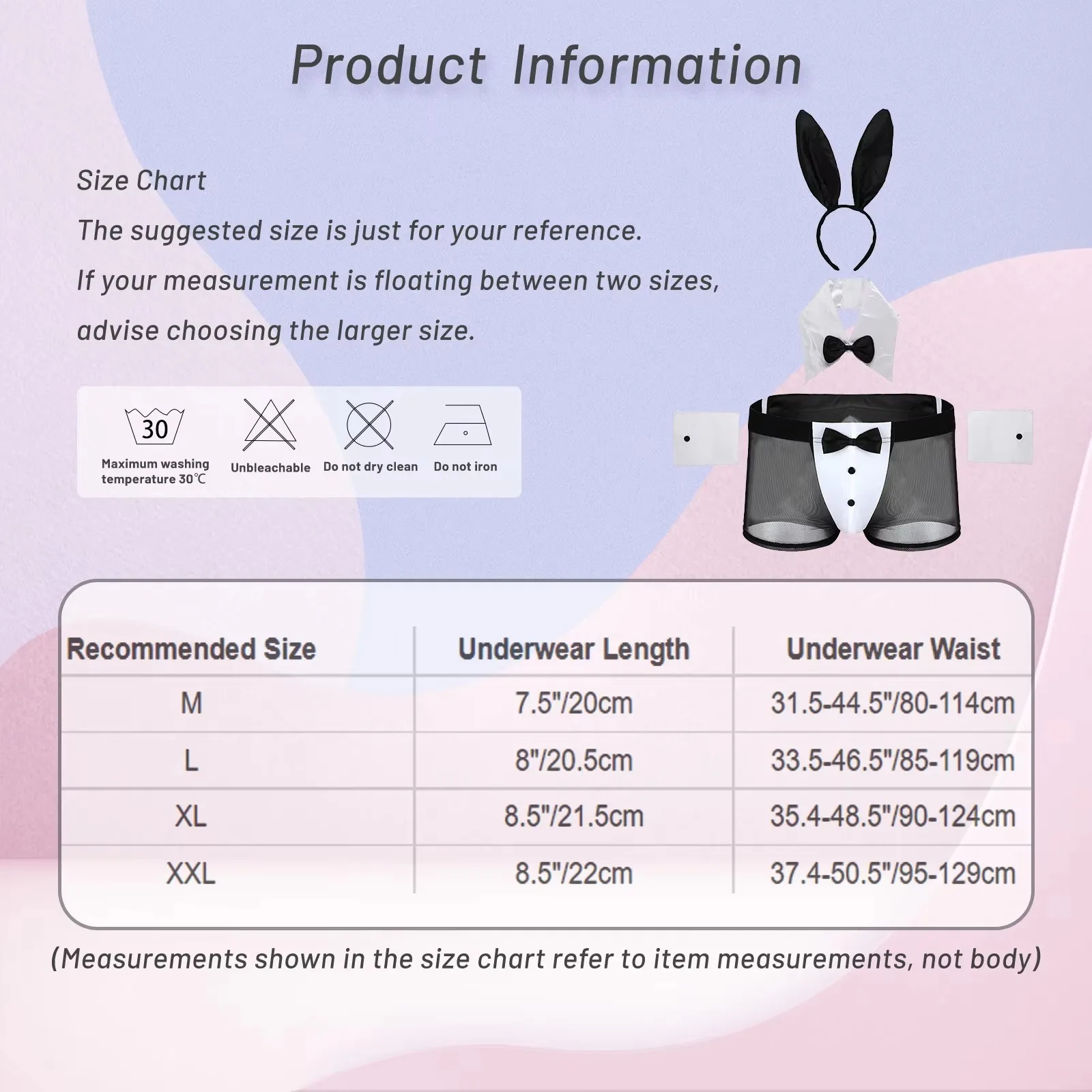 Sexy Naughty Bunny Cosplay Lingerie Set Mens Waiter Underwear Erotic Outfits Maid Porno Costumes Sexy Night Club Dance Uniform image 5