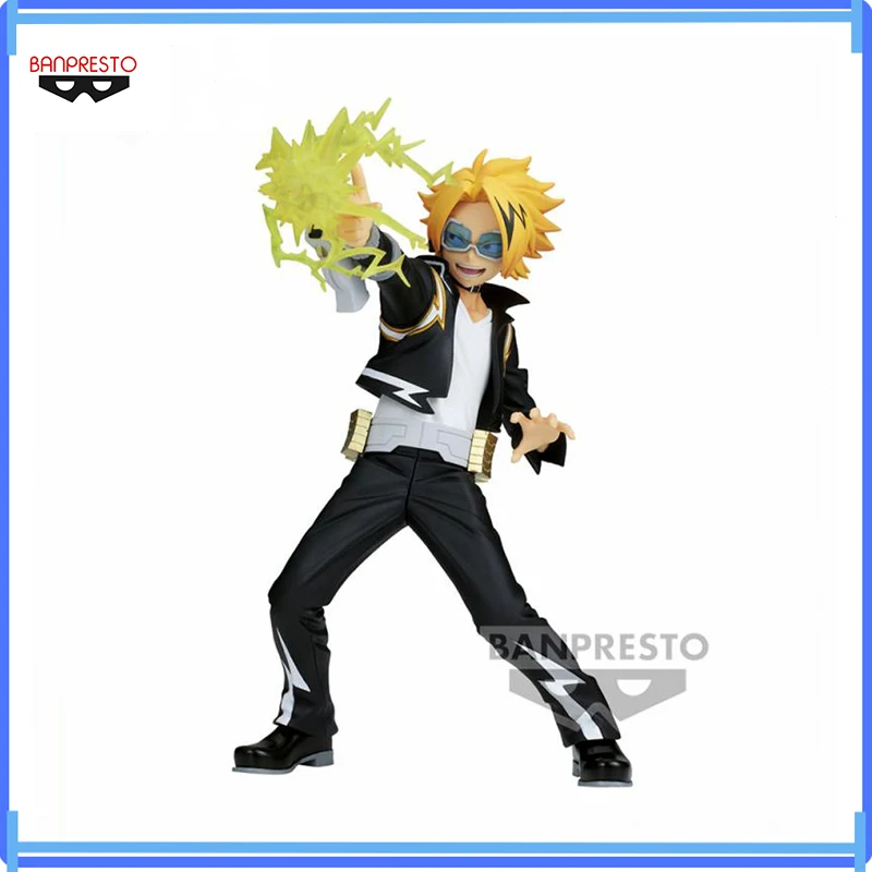 Bandai Original In Spot My Hero Academia Kaminari Denki The Amazing Heroes Anime Model Figure Gift Box Toys Ornaments