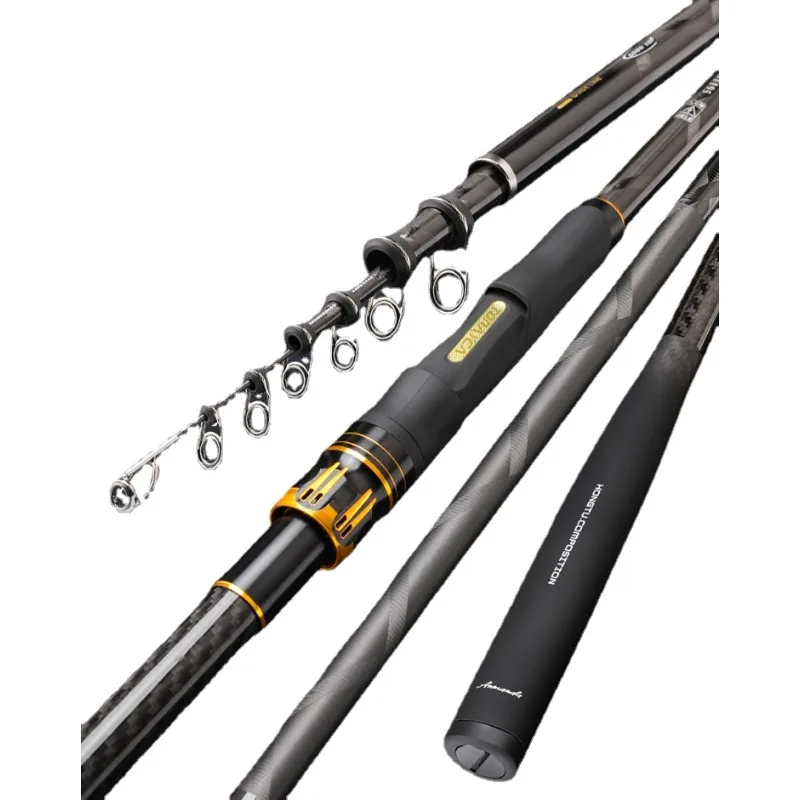 

Rock Fishing Rod Oblique Guide Ring High Carbon Lightweight Long Section Sliding Float Rod Distance Throwing Rod Universal