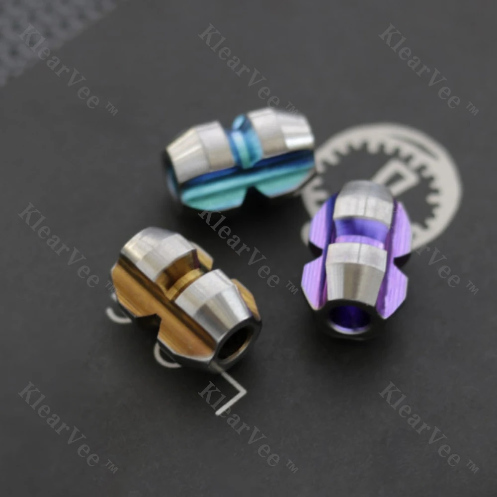 

Титановый сплав EDC, уличный инструмент, подвеска, зонтик, веревка, тканый кулон, бусина, отдельный нож, подвеска, сделай сам, нажимная бирка, подвеска, ключ