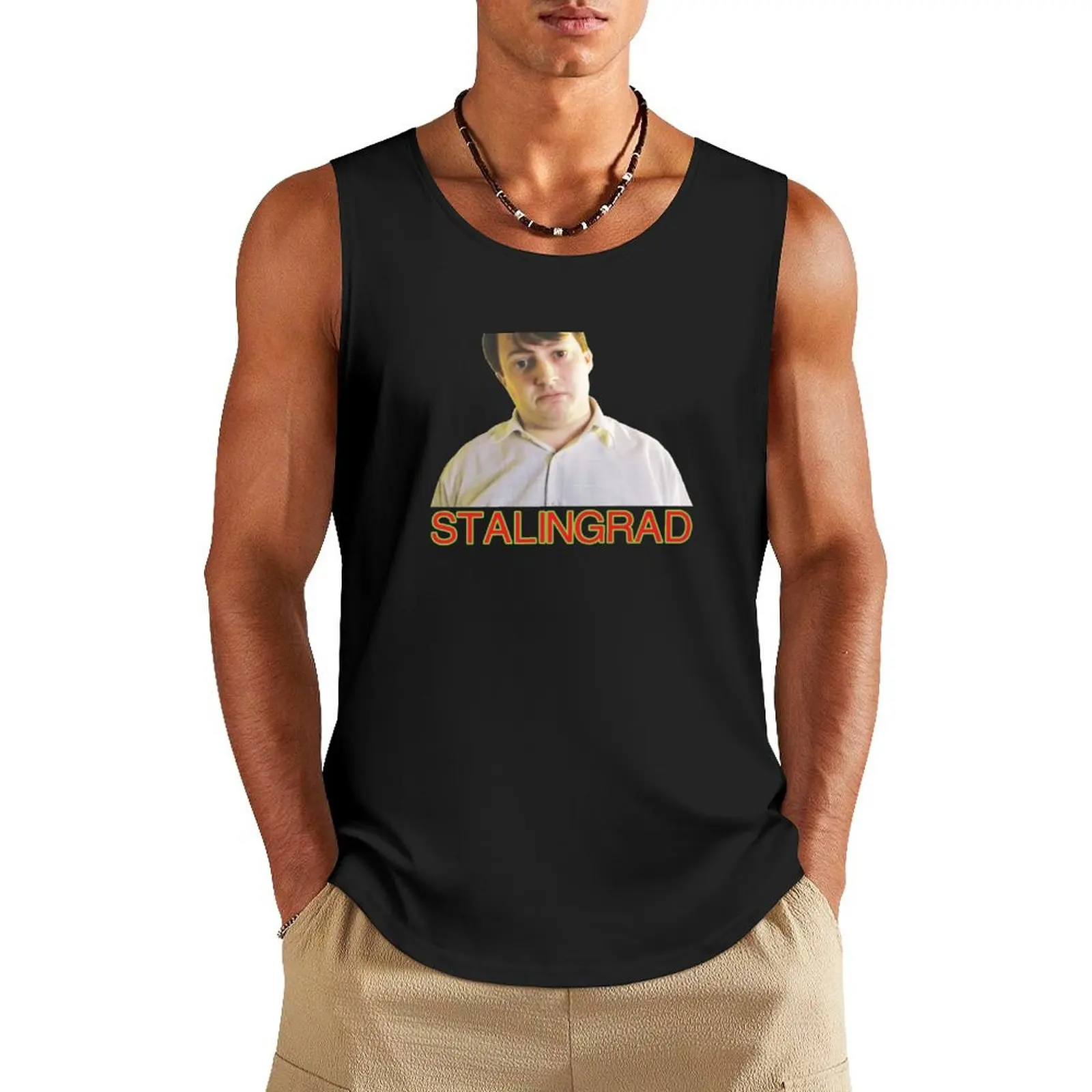 

Peep Show - Mark Stalingrad Tank Top summer 2024 T-shirt sports mens designer clothes T-shirt Men's gym