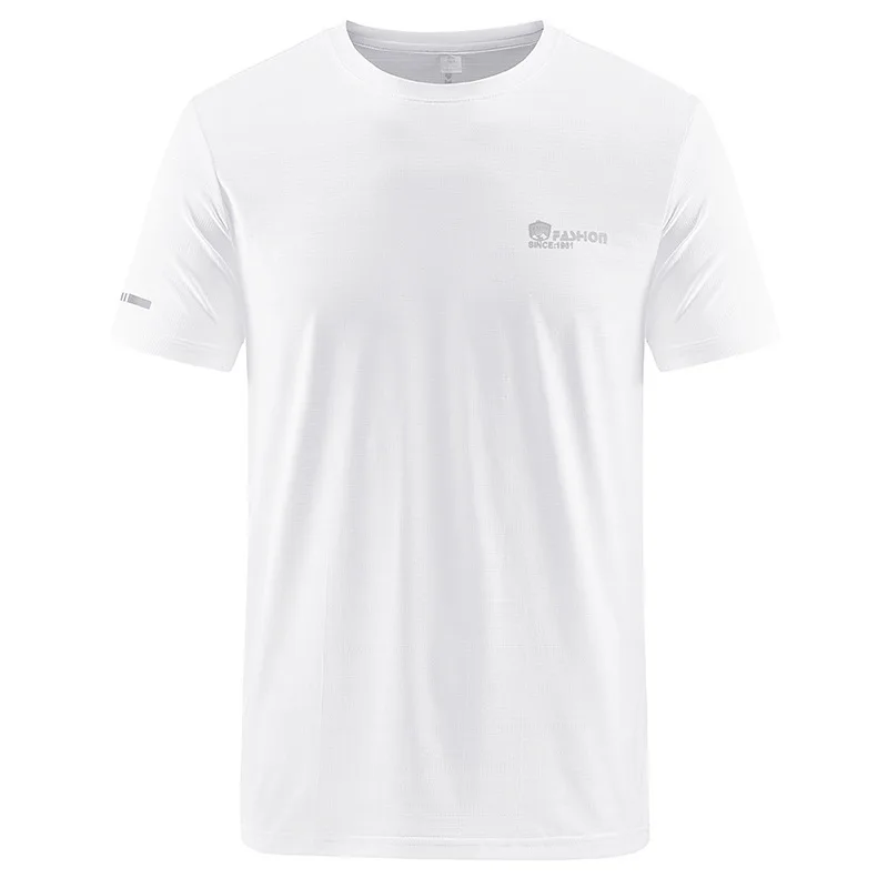 New Men's Crew Neck Short Sleeve T-Shirt Breathable Fashion Casual Versatile Loose T-Shirt Bottom Shirt
