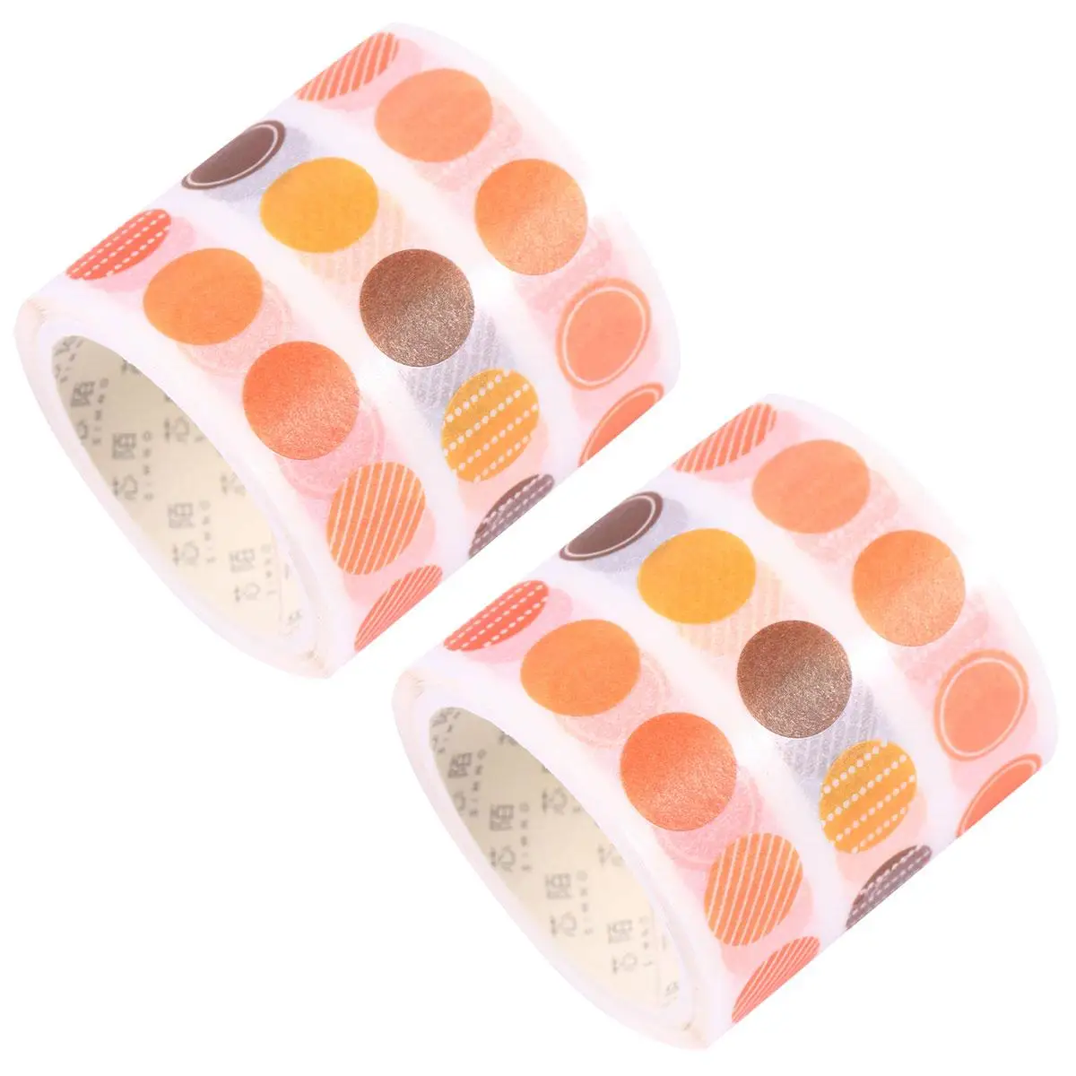 

2 Pcs Washi Tape Coil Basic Color Planner Sticker Journal Sticky Paper B Adhesive Eco Friendly Durable Premium Quality