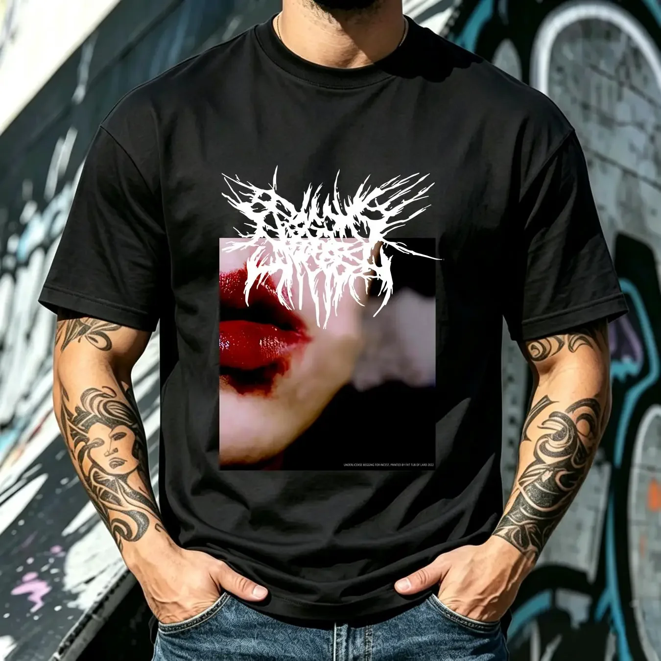 washed T Shirt Begging For Incest Awaiting The Fist Classic S 4XL  VC1237 vintage Washed Breathable Unisex Stylish