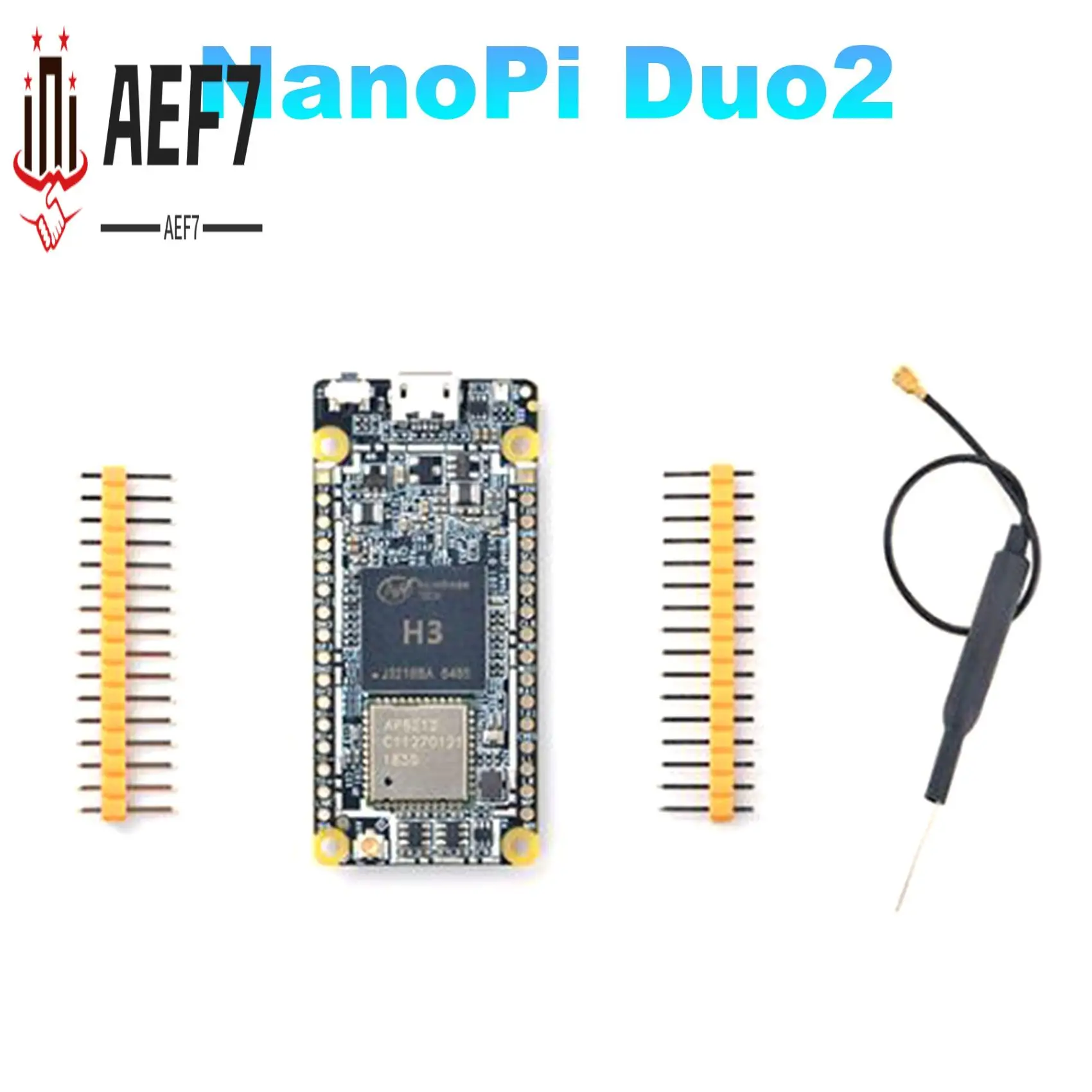 

AEF7-Nanopi DUO2 Проработанная плата 512M DDR3 Allwinner H3 Cortex-A7 Wi-Fi Bluetooth-модуль Ubuntucore Iot Applications