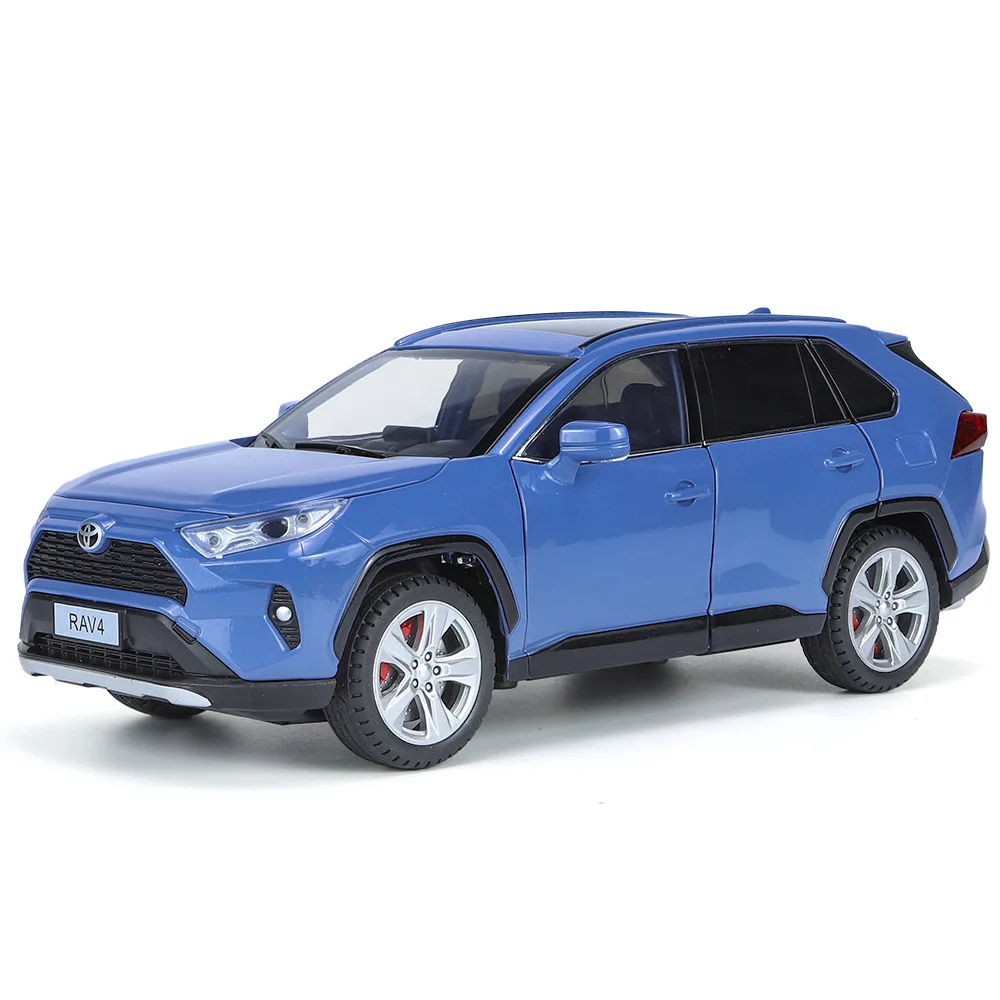 1:24 Toyota RAV4 off-road vehicle High Simulation Diecast Car Metal Alloy Model Car Children's toys collection gifts