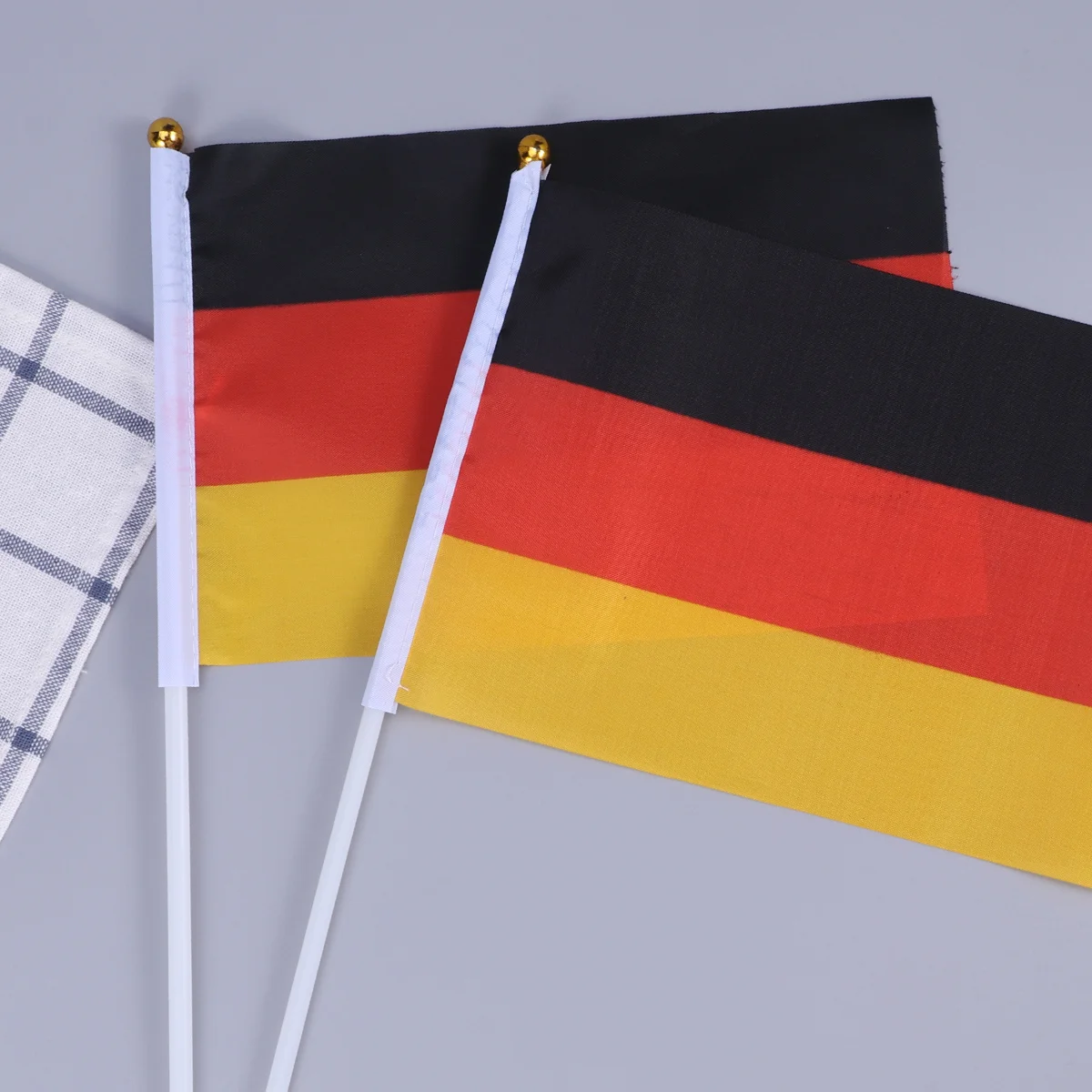 20 قطعة علم صغير محمول باليد على عصا خفيفة الوزن لتزيين الحفلات للنوادي الرياضية والمهرجانات #5