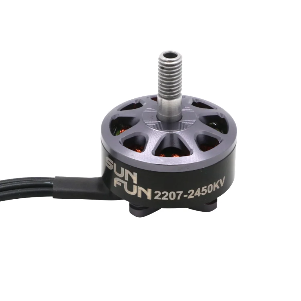 1/4 قطعة مجموعة Sun Fun 2207 فرش السيارات CW الموضوع ل FPV سباق 1750KV 2450KV 2750KV كوادكوبتر RC قطع غيار الطائرة بدون طيار #3