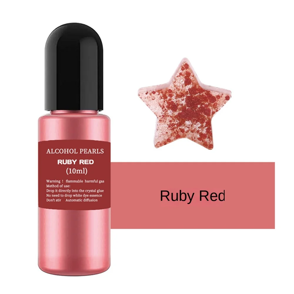 Liquid Colorant Vignette Metal Alcohol Ink 12 Color Pigment Drop Gel Dye 10/15ml Resin Pigment