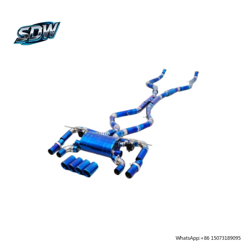 Mirror Polished Stainless Steel Catback Exhaust Pipe for  X6M M340i M440i M3 M4 X3 X3M X4 X4M Sport Performance